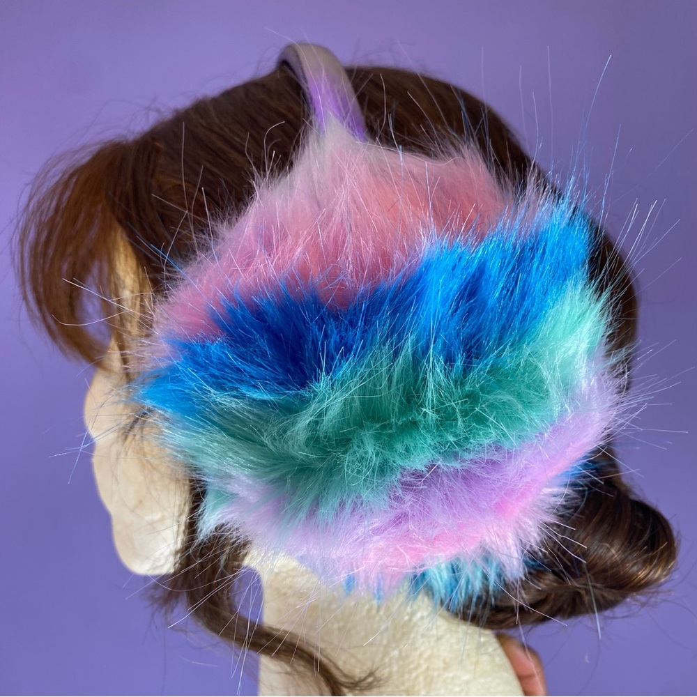 Rainbow Plush Ear Muffs